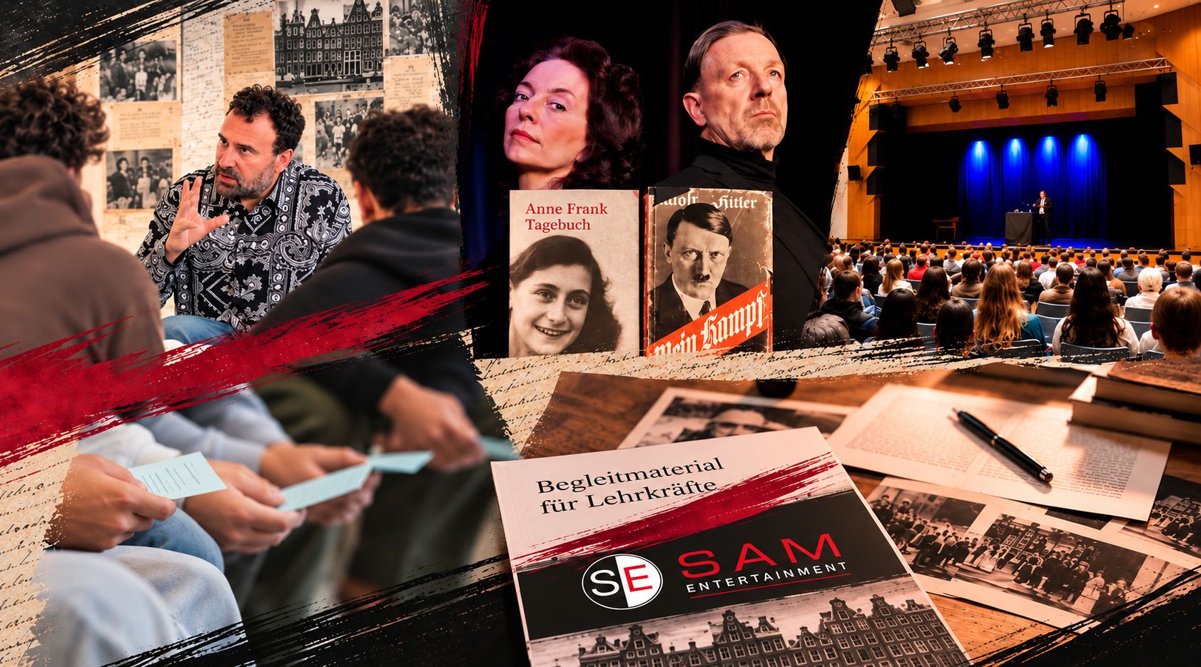 Bildungspaket Annes Kampf: Workshop, Theater und Unterrichtsmaterial